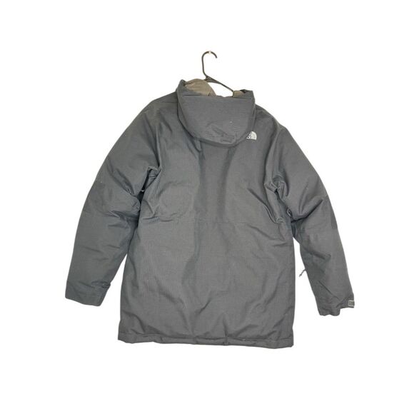 The North Face Men's Large Black Puffer Jacket Hooded Winter Coat - Picture 9 of 13